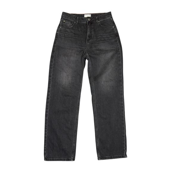 We The Free Pacifica High Rise Slim Straight Leg Jeans Women's 29 Faded Black - Picture 4 of 10